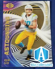 2020 Panini Illusions Astounding No. A3 Justin Herbert Chargers